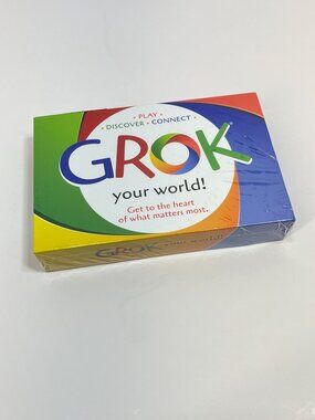Play Discover Connect GROK "20 Conversation Cards Games" Relationships Empathy